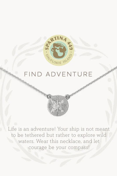 Spartina Sea La Vie Necklace 18" Adventure Silver