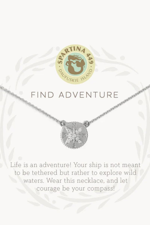 Spartina Sea La Vie Necklace 18" Adventure Silver