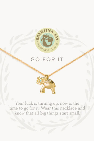 Spartina Sea La Vie Necklace 18" Go For It/Elephant