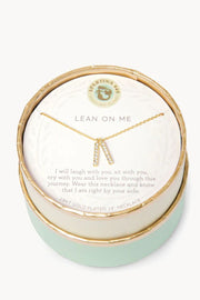 Spartina Sea La Vie Necklace 18" Lean on Me/Double Bars