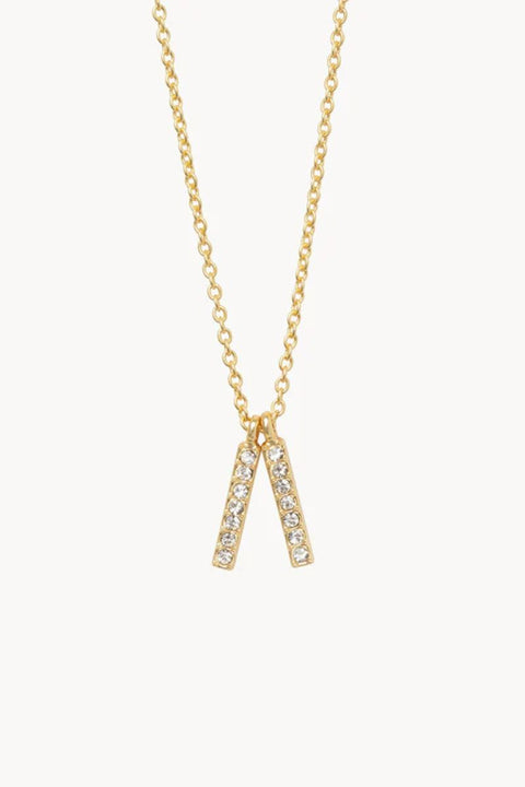 Spartina Sea La Vie Necklace 18" Lean on Me/Double Bars