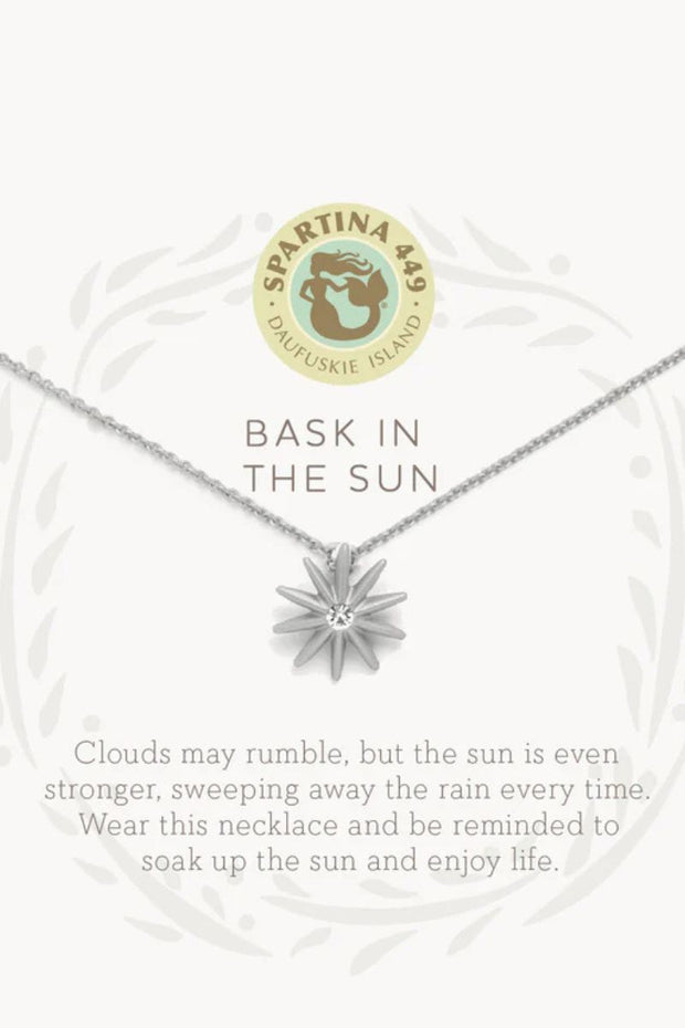 Spartina Sea La Vie Necklace 18" Bask in the Sun Silver