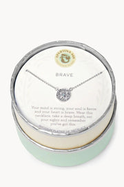 Spartina Sea La Vie Necklace 18" Brave Silver