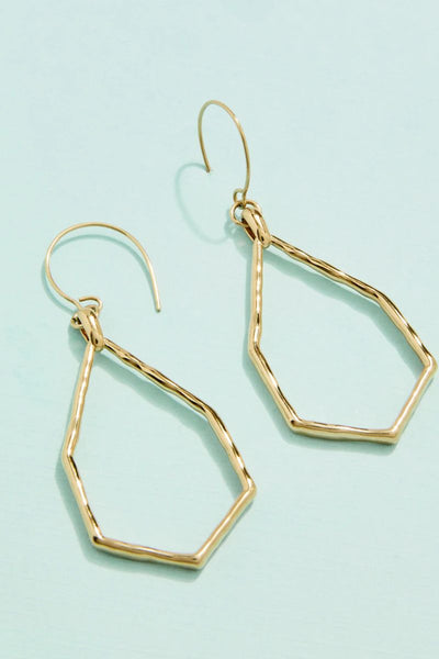 Spartina Splash Collection The Point Earrings Gold