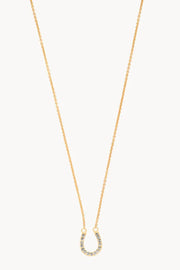 Spartina Sea La Vie Feel Lucky Necklace Crystal & Gold