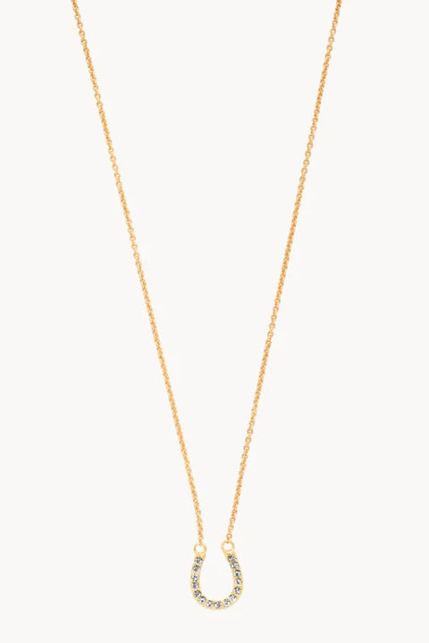 Spartina Sea La Vie Feel Lucky Necklace Crystal & Gold