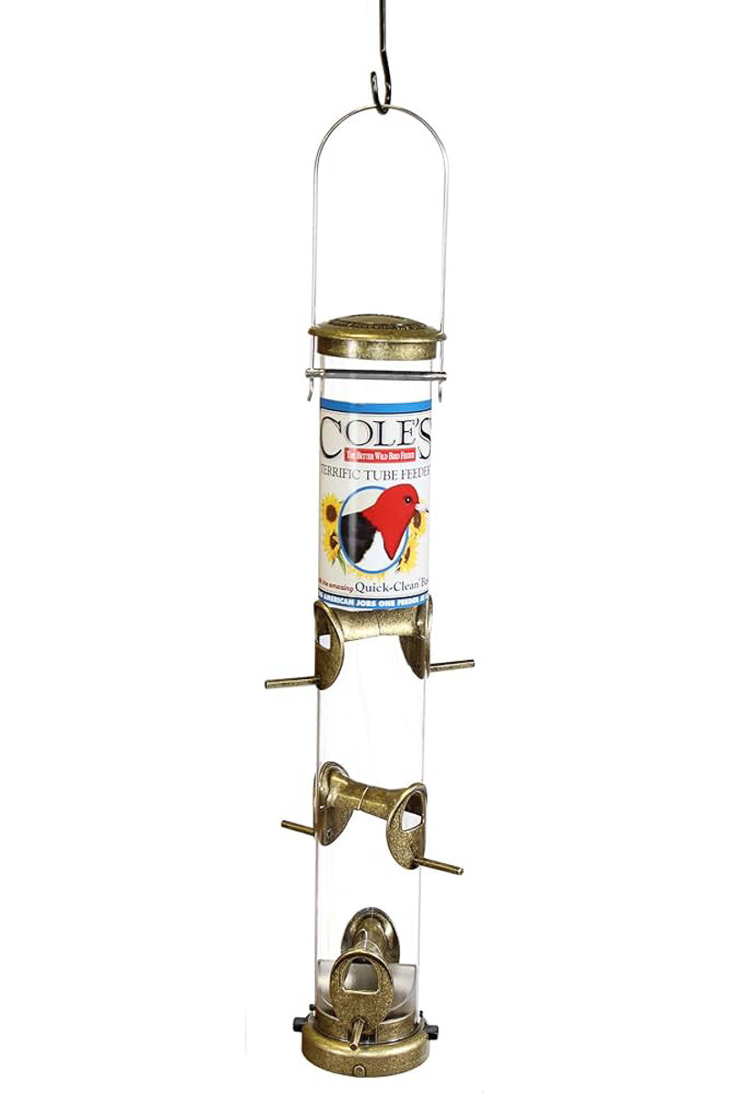 Cole's Terrific Tube 6 Port Bird Feeder 19"