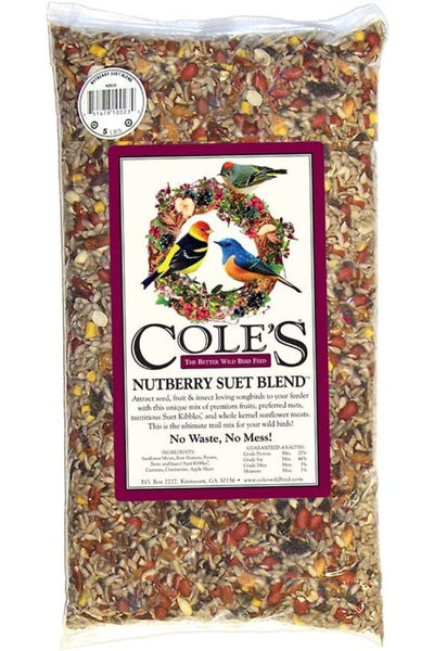 Cole's Nutberry Suet Blend Bird Seed 5 pounds