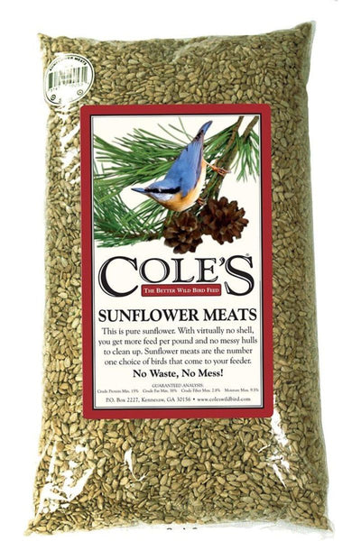 Cole's Sunflower Meats Bird Seed 10 pounds