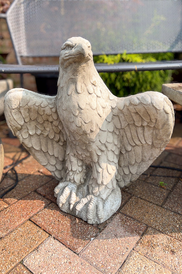 Campania | Eagle Right Statue | Grey Stone