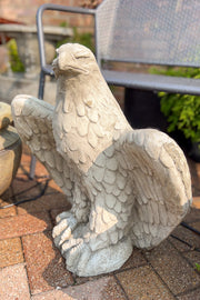 Campania | Eagle Right Statue | Grey Stone