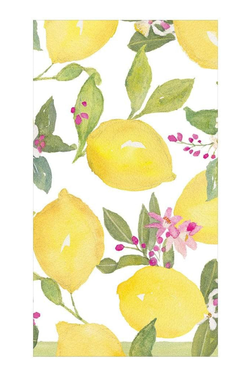 Caspari Limoncello Guest Towels