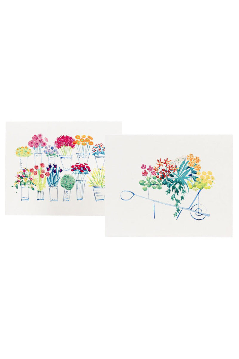 Caspari Flower Market Note Cards