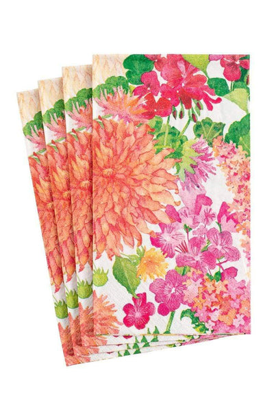 Caspari Summer Blooms Guest Towels - 15 Per Package