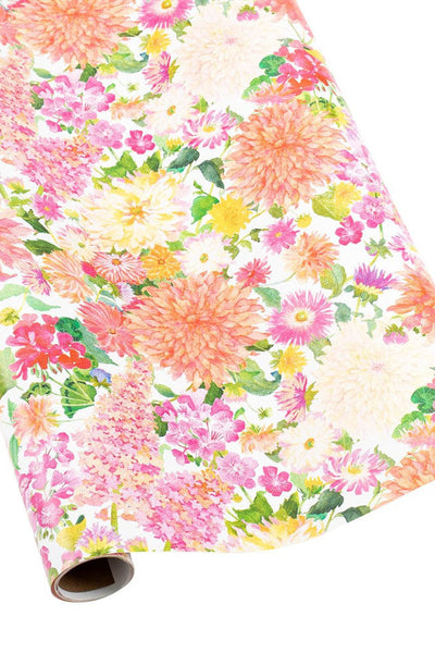 Caspari Summer Blooms Gift Wrapping Paper - 30 x 8 Roll