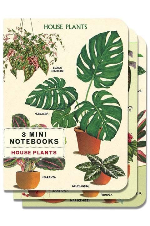 Cavallini & Co. | Houseplants | Set of 3 Mini Notebooks