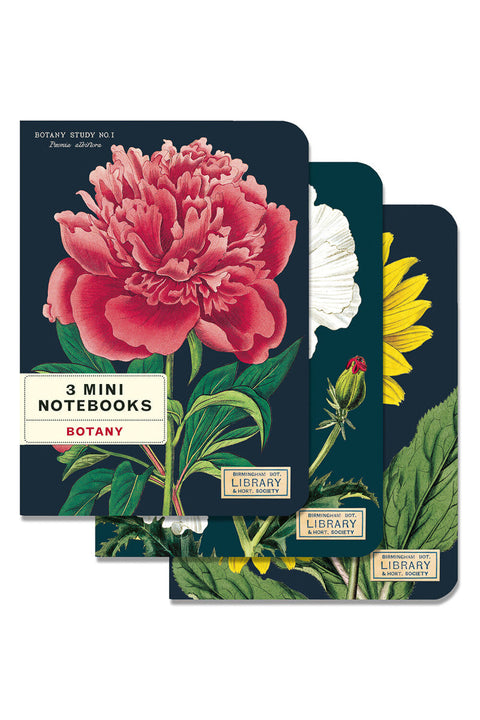 Cavallini & Co. | Herbarium | Set of 3 Mini Notebooks