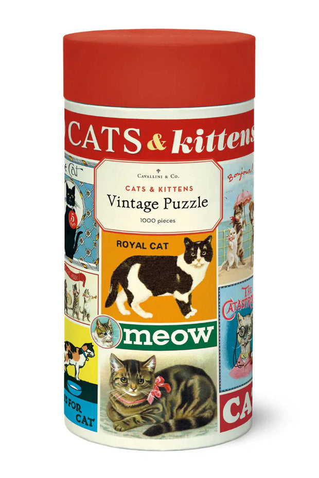 Cavallini & Co. Cats Puzzle 1000 Pieces