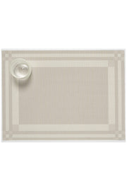 Chilewich Handkerchief Compact Rectangle Placemat Flax