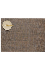 Chilewich Moire Rectangle Placemat Mocha 14"x19"