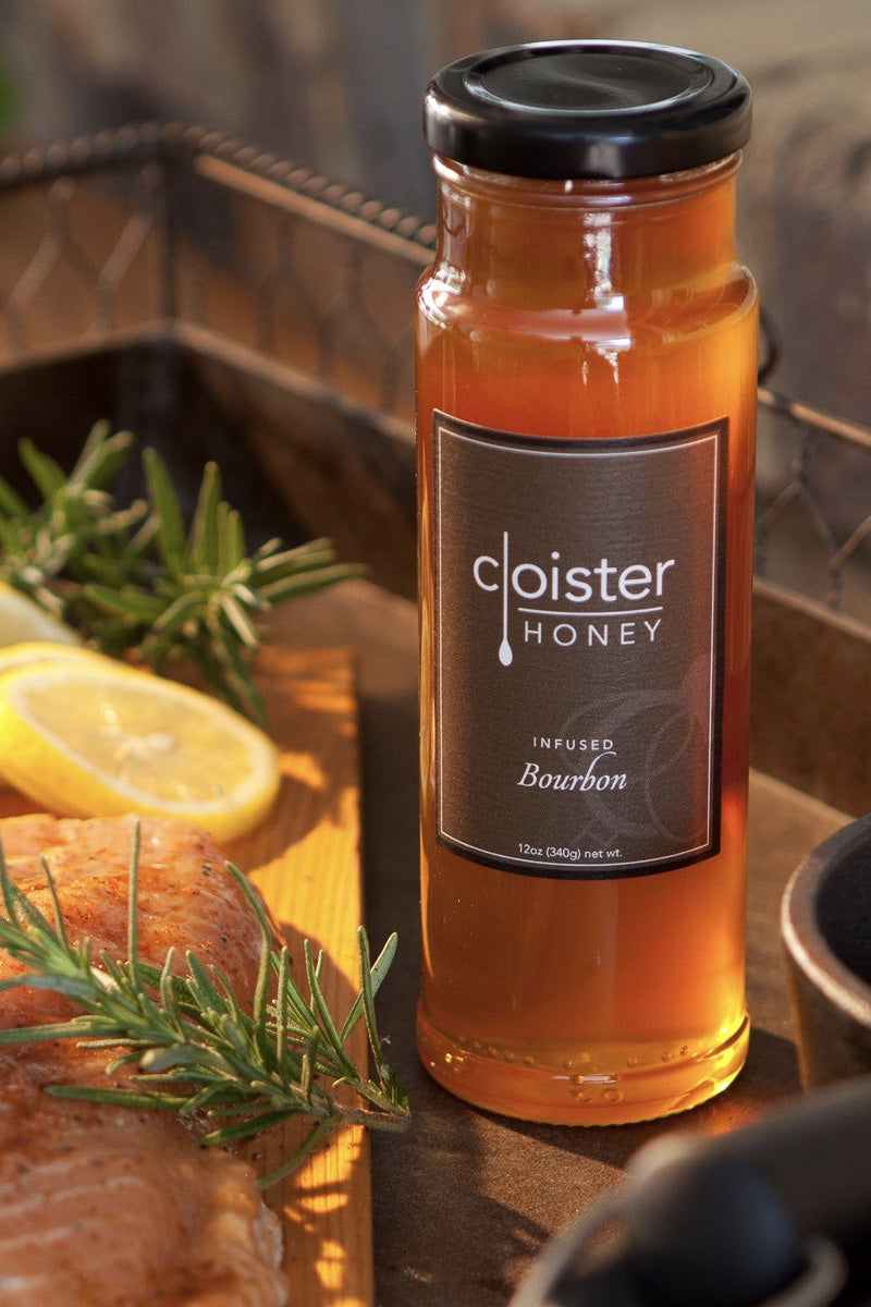 Cloister Bourbon Infused Honey 3 oz