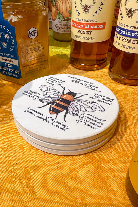 COASTER, HONEY BEE