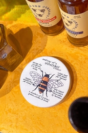 COASTER, HONEY BEE