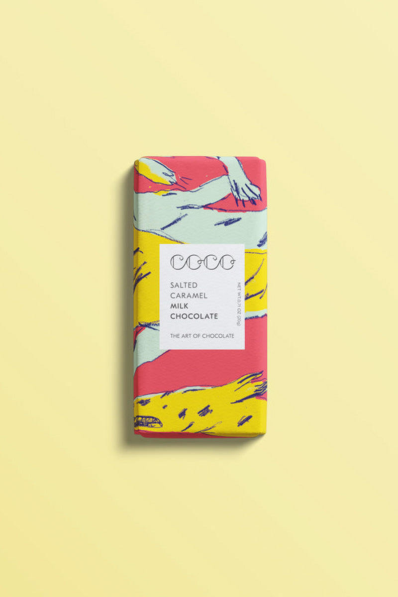 COCO Chocolatier Salted Caramel Mini Chocolate Bar