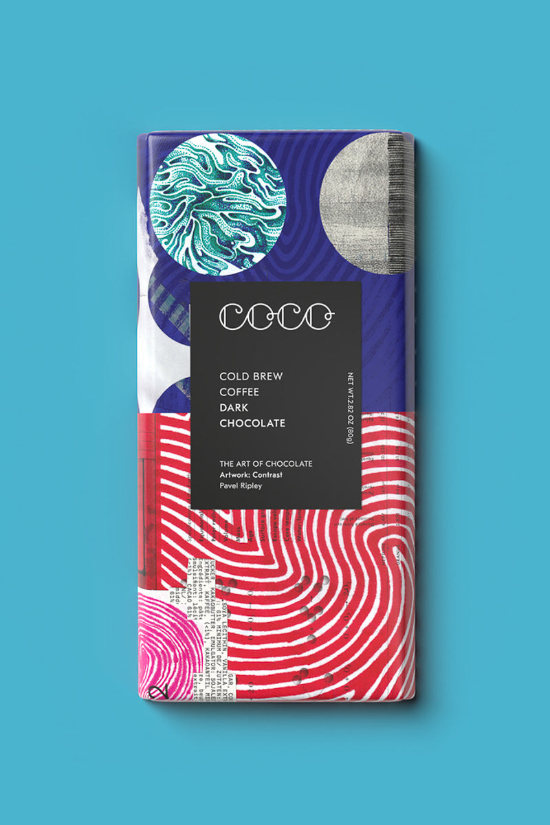 COCO Chocolatier Cold Brew Coffee Dark Chocolate Bar