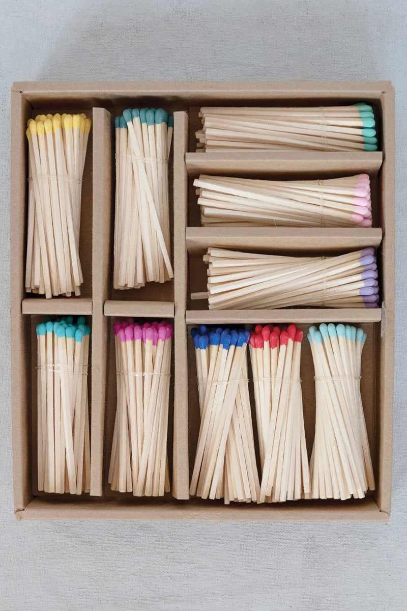 Creative Co-Op Safety Matches in Box Multicolor