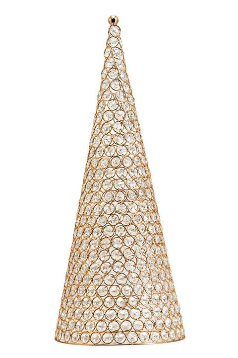 Metal Christmas Tree 24" Gold