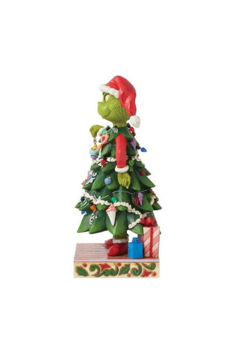 Jim Shore Grinch Figurine Grinch Dressed as Christmas Tree