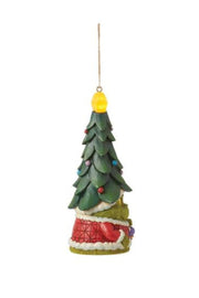 Jim Shore Grinch Gnome with Lit Star Hat Ornament