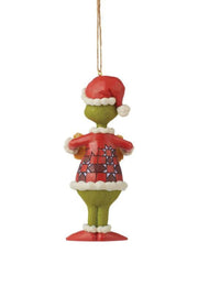 Jim Shore Grinch I'm Here For the Presents Ornament