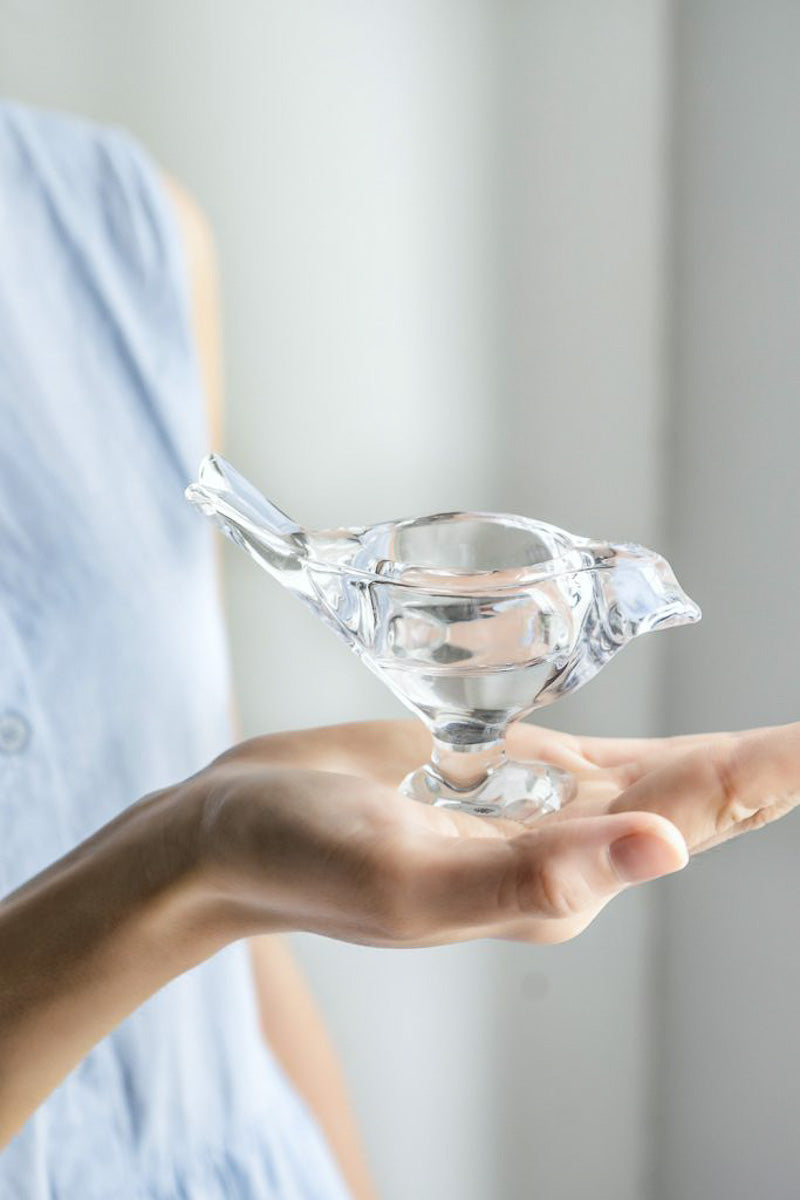 CANDLE HOLDER GLASS TEALIGHT