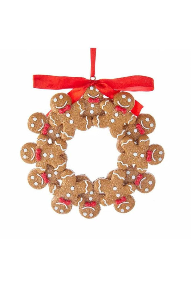 Gingerbread Wreath 4.75" Ornament