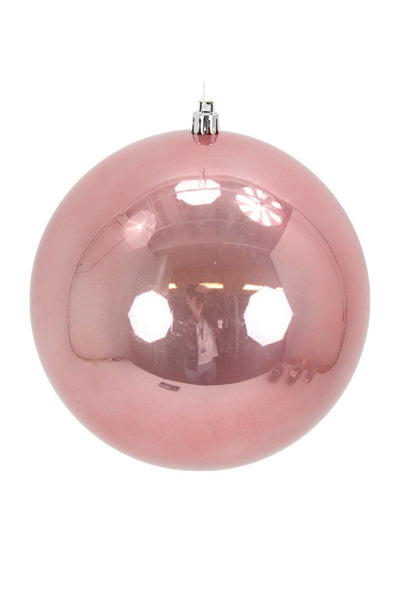 Seamless Plastic Ball Ornament 4" Pink