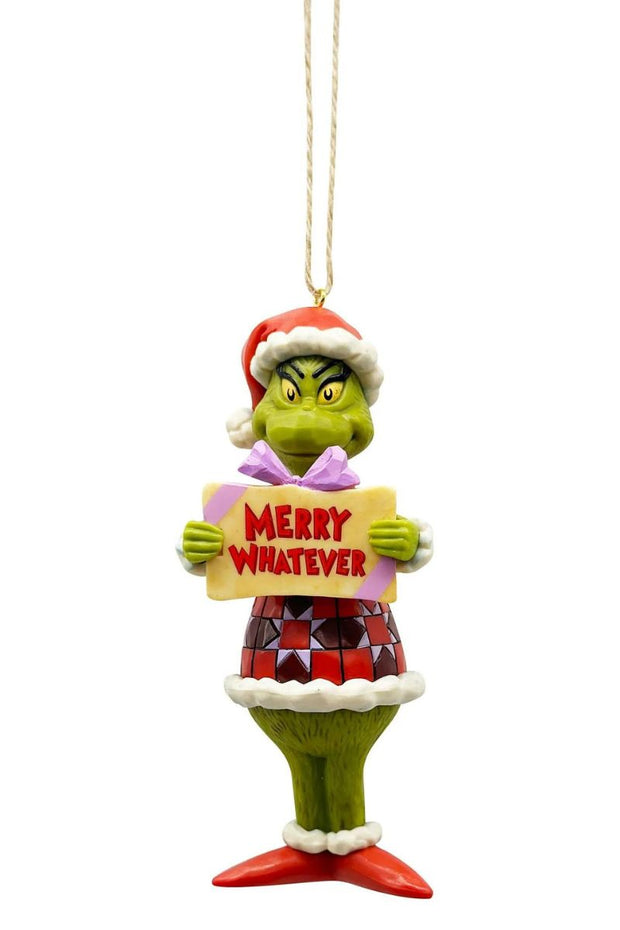 Jim Shore Grinch Merry Whatever Grinch Ornament