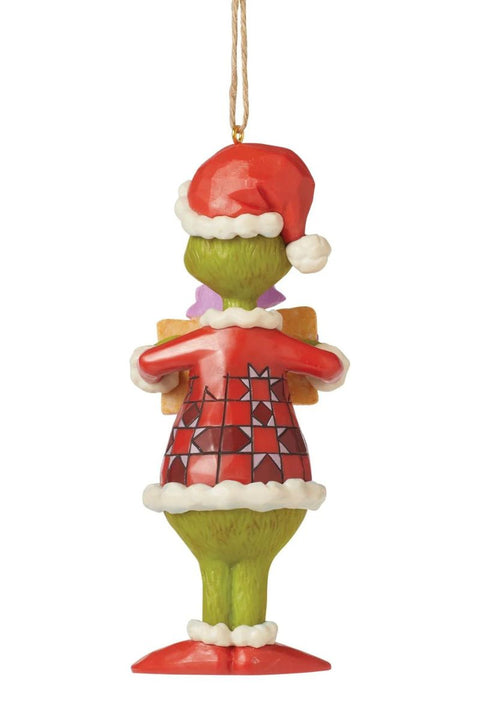 Jim Shore Grinch Message-Bad Attitude Grinch Ornament