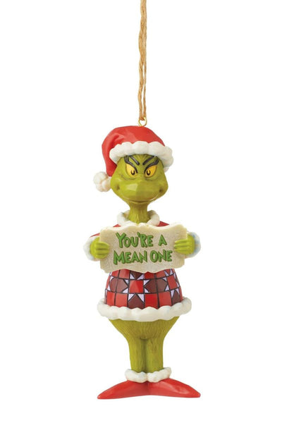 Jim Shore Grinch You're a Mean One Ornament