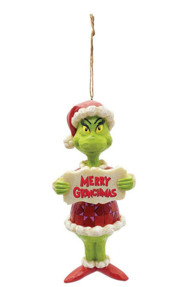 Jim Shore Grinch Merry Grinchmas Ornament