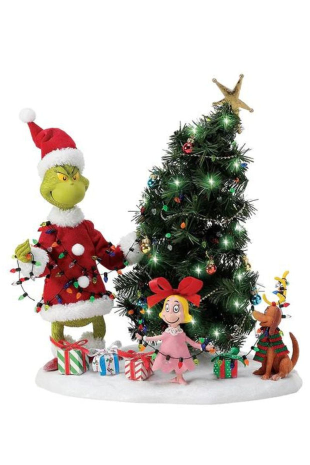 Village Who-Ville Tree Trimming Party Figurine