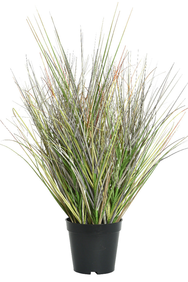 SILK, GRASS POTTED PLANT 17.75