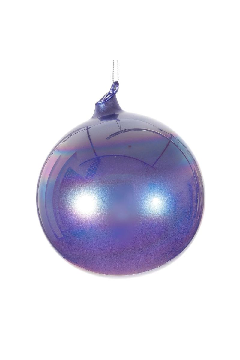 Outdoor Decorative Violet Glass Tree Ornament - Vintage Theme Grape high quality Shape Christmas Kugel – Indian Festival Décor Christmas Ball i23-185