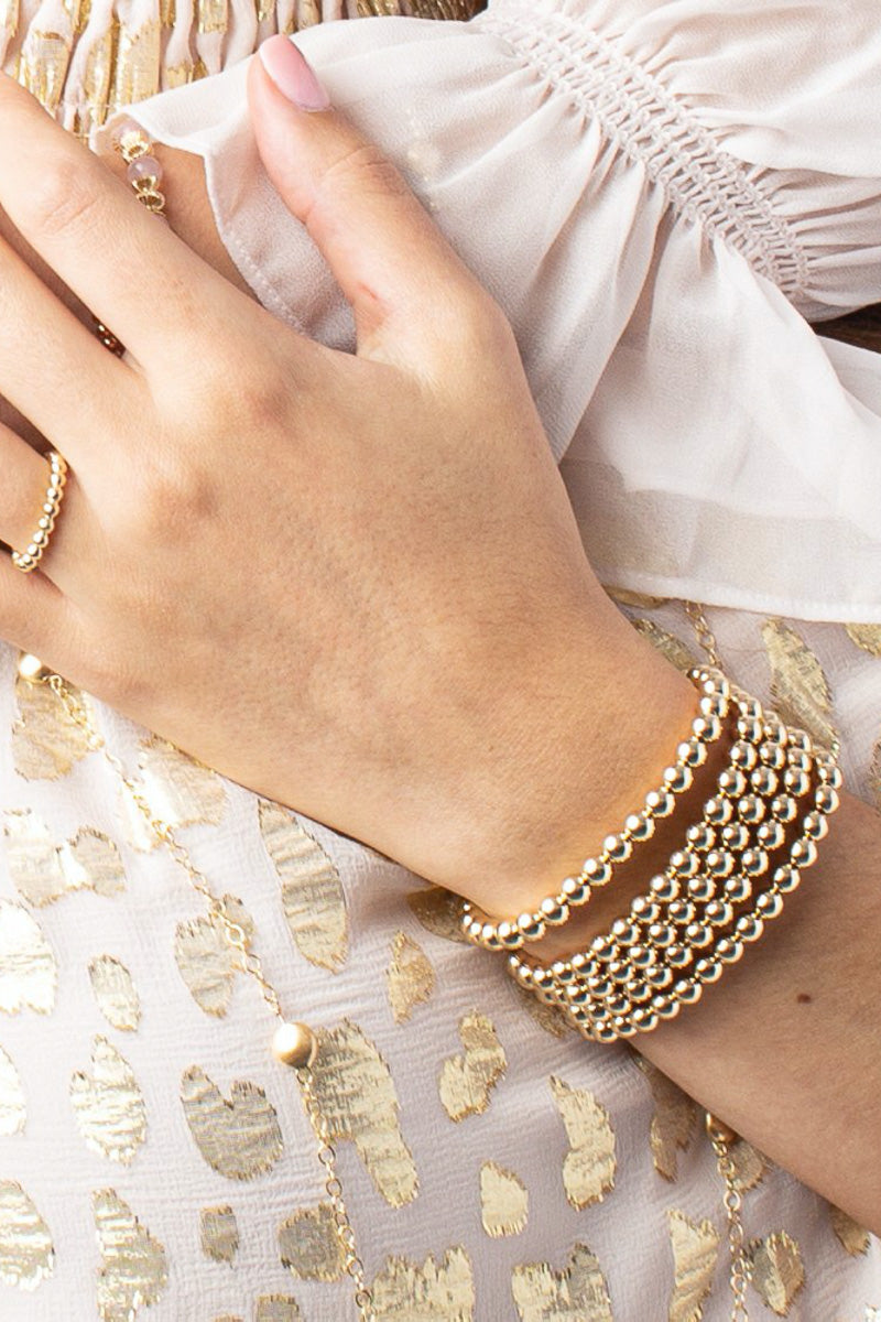 enewton Classic Gold 5mm Bead Bracelet