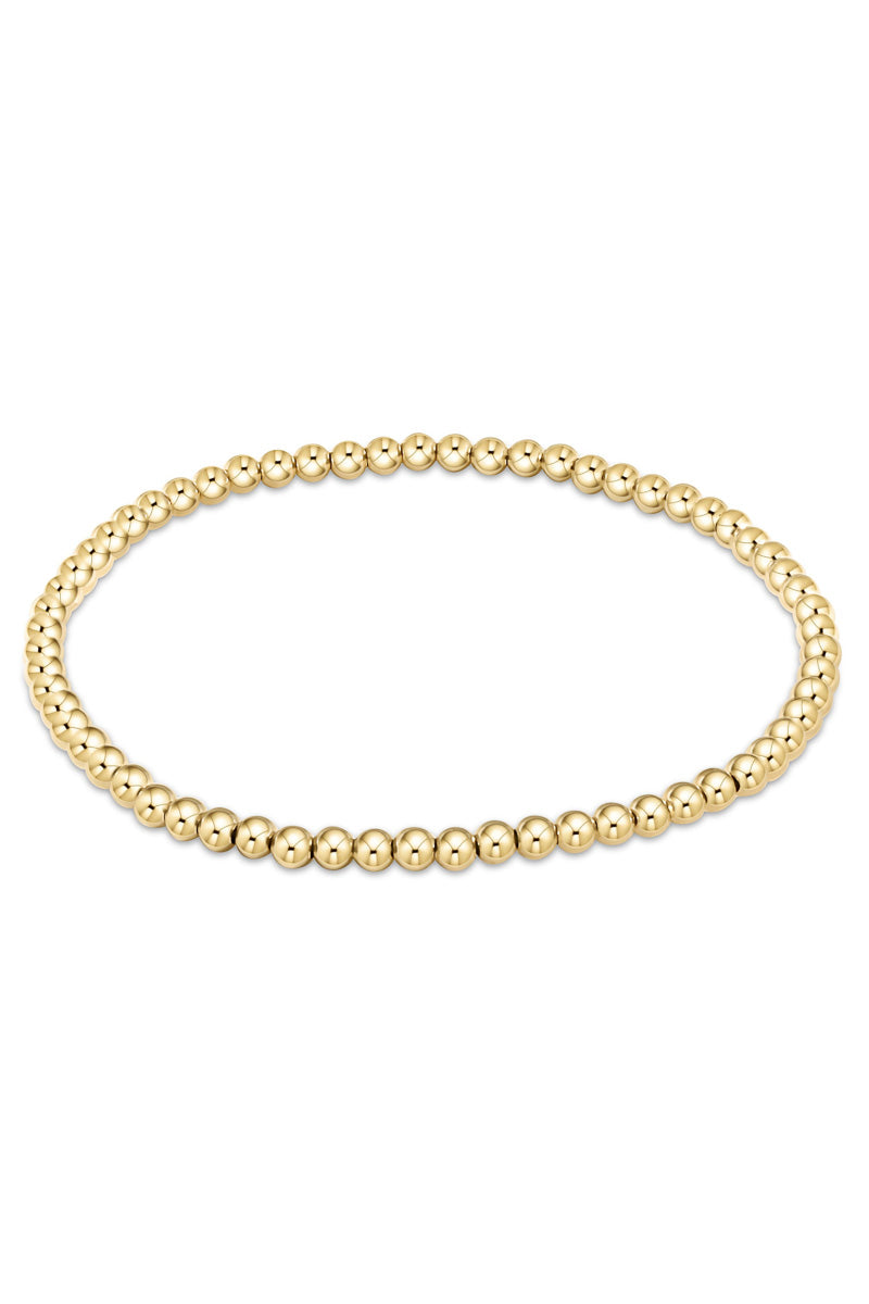 enewton Classic Gold 3mm Bead Bracelet
