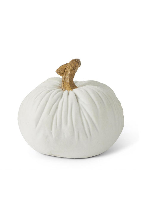 White Velvet Pumpkin 2.75"