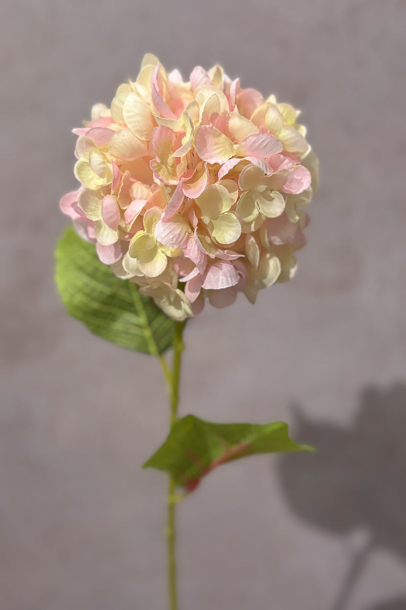 Faux Hydrangea Spray 23" Lilac Cream