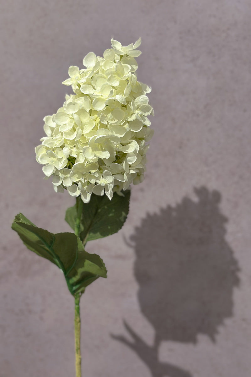 Faux Cone Hydrangea Spray 28" Ivory