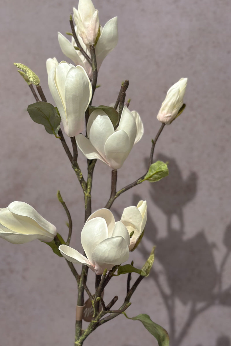 Faux Tree Magnolia Spray 32" Champagne